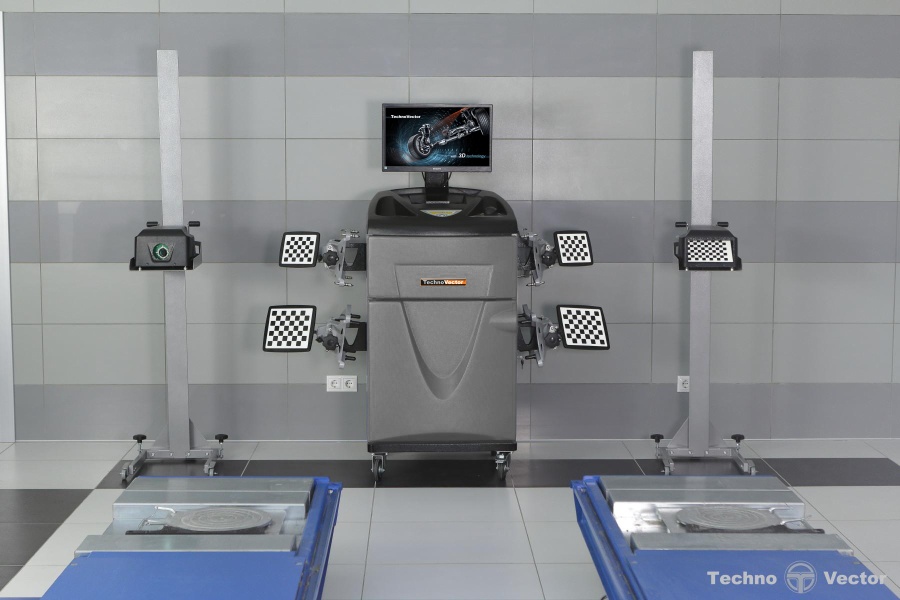 Мобильный 3D стенд сход-развала Техно Вектор 7 МС P 7202 MC